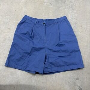 Lauren Ralph Lauren‎ Women's 10 Blue Shorts Cotton Pockets